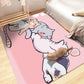 Ins Style Girl Heart Bedside Room Layout Carpet Living Room Bedroom Full of Cute Decorative Floor Mats Door Mats