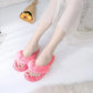 Warm Fluffy Slippers Women Cozy Faux Fur Cross Indoor Floor Slides Flat Soft Furry Shoes Ladies Female Celebrities Flip Flops