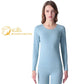 Autumn Clothes Women's Cotton Thin Section Pure Cotton Sweater Slim Base Thermal Underwear Suit Winter