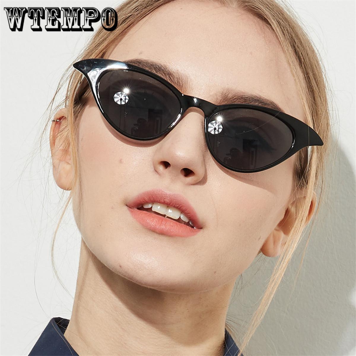 WTEMPO Cat eye sunglasses women fashion glasses summer beach sunglasses
