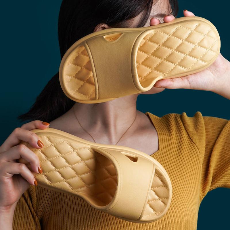 Summer Couples Home Indoor Deodorant Slippers Household Thick-soled Non-slip Sandals and Slippers