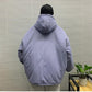 Cotton-padded Jacket Men's Jacket Tide Brand Autumn and Winter Trend Hooded Tooling Cotton-padded Jacket Lovers Cotton-padded Jacket Bread Clothes