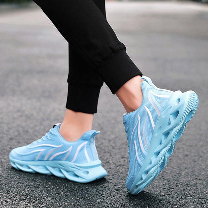 Blade Running Shoes for Men Antiskid Damping Cool Outsole Walking Trekking Leisure Summer Running Zapatills Sneakers