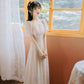 Summer Super Fairy Long Slim Mesh Chiffon Party Dress Simple Elegant Lace A-line Graceful Dress