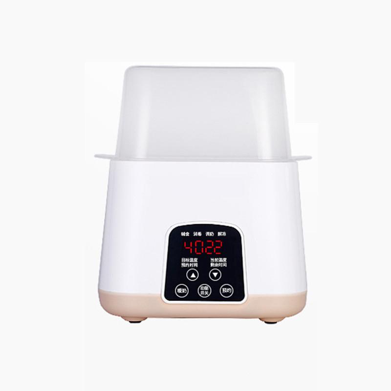 Baby Bottle Warmer, Bottle Steam Sterilizer 5-In-1 Smart Thermostat Double Bottle Baby Food Heater for Breast Milk or Formula