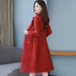 Women Woolen Coat 2019 Casual Women Jacket Medium Long Solid  Long Sleeve Women Woolen Jacket