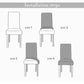 Spandex Chair Cover Stretch Home Dining Elastic Floral Print Chair Covers Multifunctional Spandex Elastic Cloth Universal Size