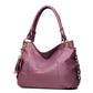 Trendy wild Woman bag Leather bag Big capacity European and American style Shoulder Handbag