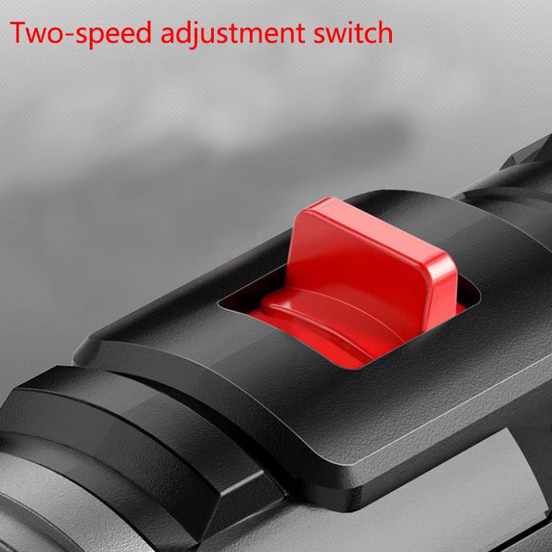 48V Impact Drill Household Cordless Electric Drill Electric Screwdriver Rechargeable Motor Double Battery