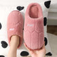 Cotton Slippers for Men and Women Fall/winter Indoor Plus Velvet Padded Non-slip Household Slippers