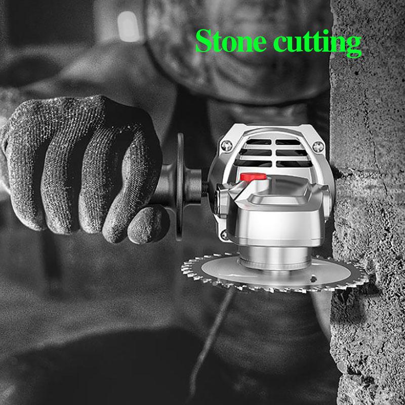 2980W 6-speed Powerful Angle Grinder Set Handheld Electric Grinder Wired Polishing Machine Cutter