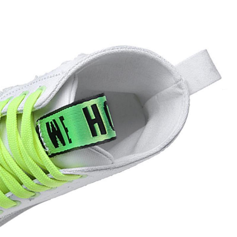 Summer Breathable Canvas High-top Men's Shoes Men's Korean Style Trendy All-match Sports Casual Shoes