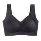 Women's Latex Seamless Beauty Back Underwear No Steel Ring Lace Sexy Bra Anti-sagging Sports Vest Type Fitness Sports Bra Yoga Push Up Bra Top