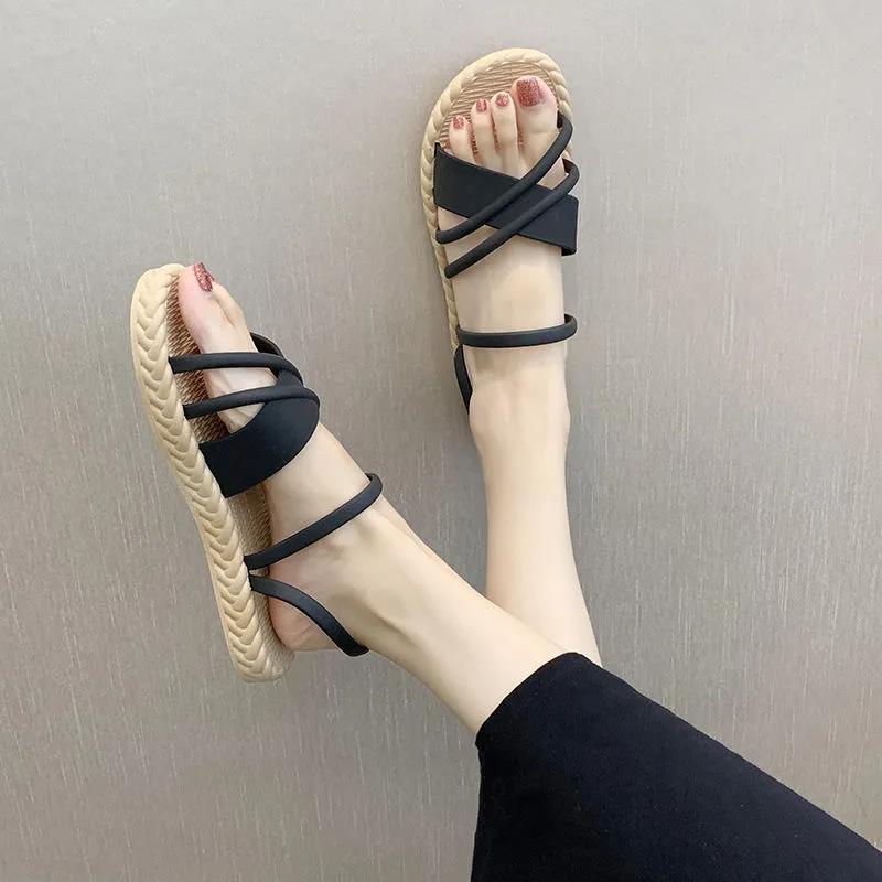Summer Women's Sandals Non-slip All-match Beach Women's Flat Sandals