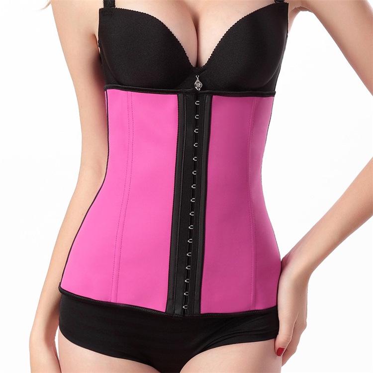 Slimming Body Shaper Woman Sexy Waist Trainer Underbust Corsets & Bustiers Satin Steel Boned Waist