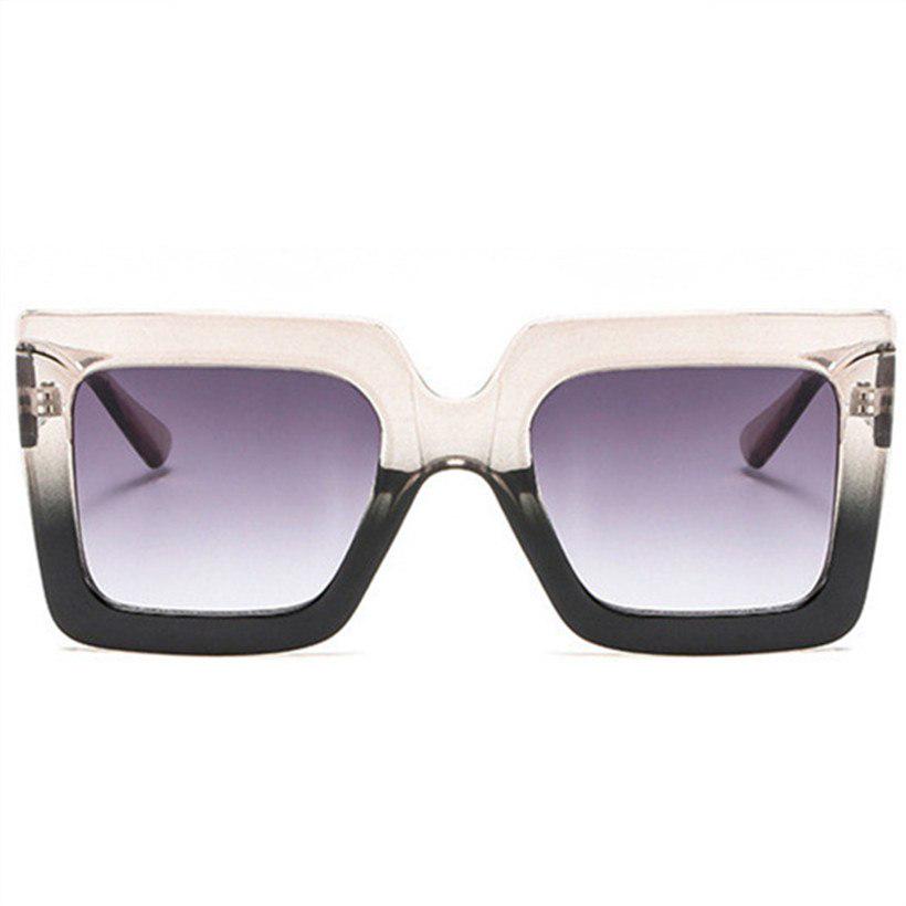 Oversized Sunglasses Women Big Frame Rectangle Sun Glasses Retro Brand Designer Fashion Gradient Sha