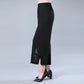 Ummer Wide-leg Pants Middle-aged and Elderly Women's Plus Size Hakama Mother Ninth Pants Middle-aged Air-conditioned Pants