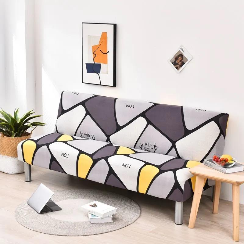 All-inclusive Sofa Cover Stretch Slipcover Couch Cover Sofa Cover for Living Room Without Armrest Folding Cover for Sofa Bed