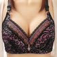Thin Sexy Breast Lifting Gathering Anti-Sagging No Steel Ring Bra Large Size Non Magnetic Women's Lingerie Bra