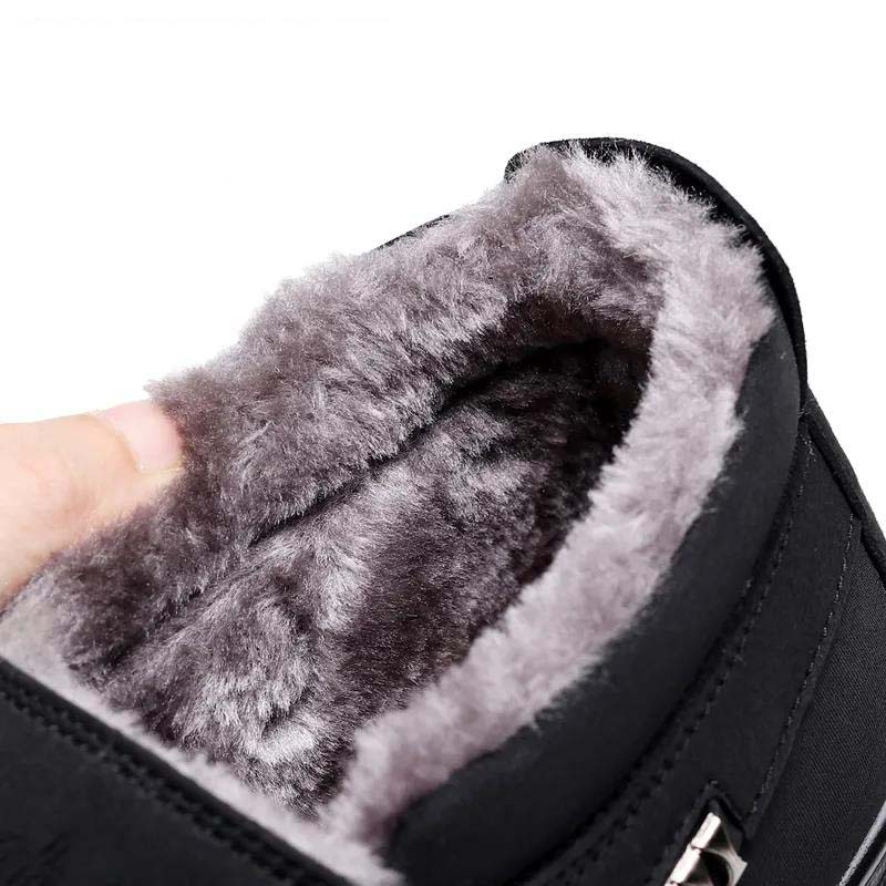 Waterproof Men's Cotton Shoes Winter Plus Velvet Warm Elderly Shoes Outdoor Casual Shoes