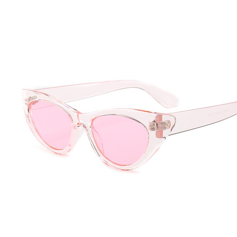 New Small Frame Rhinestone Cat Eye Sunglasses Women Red Black 2019 Fashion cateye Sun Glasses for wo