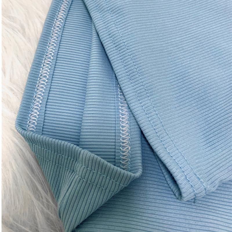 Spring and Summer Sling Dress Slim Sexy Long Dress Low-cut Solid Color Standard Size High Elasticity