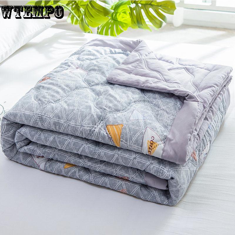 WTEMPO Comfortable Air Conditioning Is Replaced By Cartoon Summer Cool Thin Quilt Summer Quilt Core