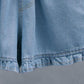Women's Loose Slim Denim Shorts Thin High-waisted Oversized Loose Wide-fading Shorts Casual Shorts