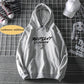 Male Hoodies Novelty Print Mens Sweatshirt Streetwear Hoody Hip Hop Brand Grey Clothes