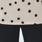 Summer Women's Short-sleeved T-shirt Plus Size Bottoming Shirt Polka Dot Shirt Fabric Light and Breathable Cool Bottoming Inner Wear