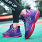36-45 Men Mesh Sneakers Wear-resistant Basketball Shoes Deodorant Comfortable High-top Running Shoes