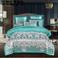 Embroidered jacquard cotton four-piece cotton quilt cover sheets bedroom home bedding European style