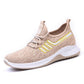 Summer Flying Knit Sneakers Lightweight Soft Sole Breathable Casual Sports Net Shoes