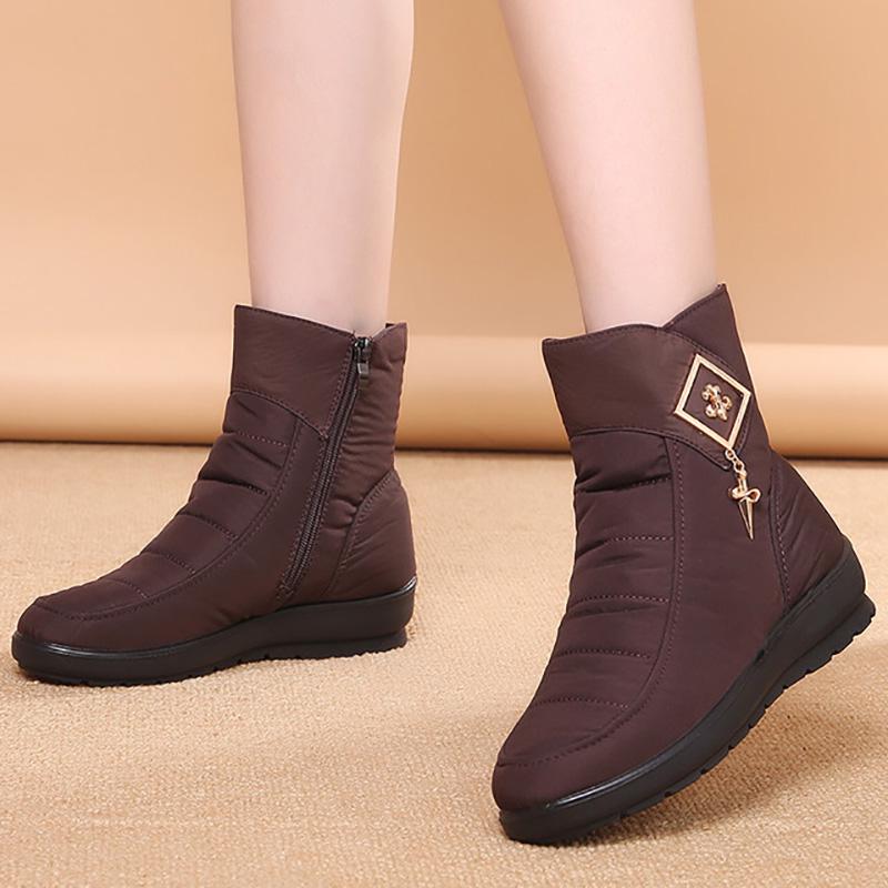 Snow Boots Women Winter Warm Ankle Boots for Women Thick Fur Cotton Shoes Ladies Footwear Outdoor