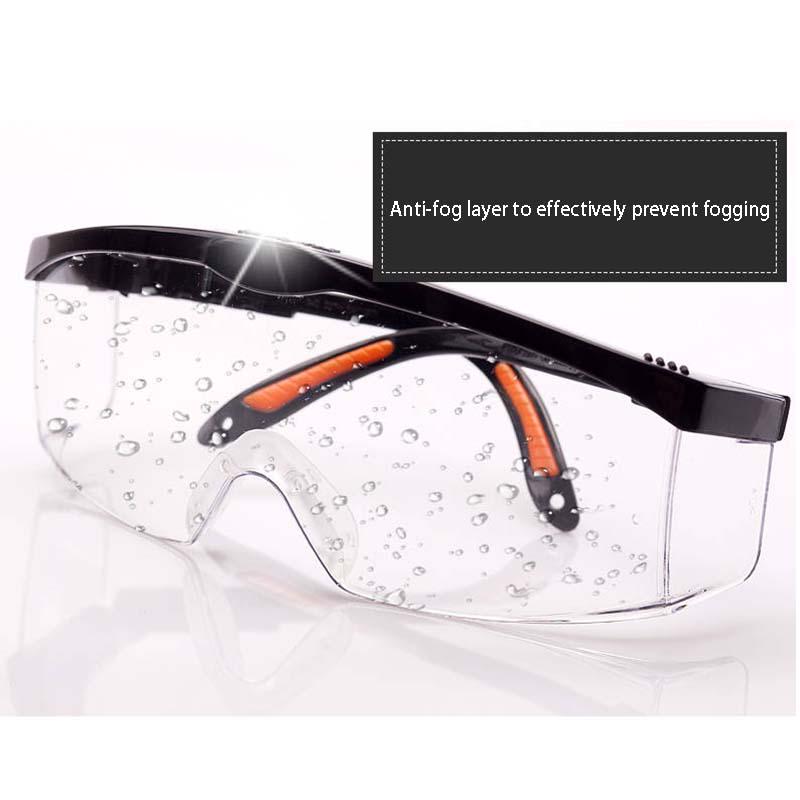 Protective Glasses Transparent Dust Fog Splash Proof Windproof UV Protection Eye Protective Glasses