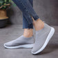 Women Vulcanized Shoes High Quality Women Sneakers Slip On Flats Shoes Women Loafers Plus Size 42 Walking Flat
