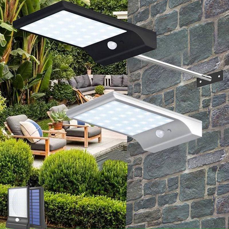 36 leds Solar Light  Adjustable With Controller Three Modes Waterproof Lamp Light For Outdoor Garden