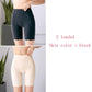 Ice silk high waist tummy pants ruffled edge to increase no trace without curling
