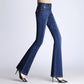 Women Denim Jeans Stretch Wide Leg Denim Pants Flare Bell Bottom Female