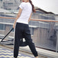 Striped Sweatpants Pleated Quick-drying Stretch Sports Pants Breathable Large Size Yoga Fitness Running Women's Sports Trousers