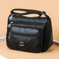 Sheep Leather Multi-layer Female Bag Fashion Trend Large Capacity Messenger Bag Middle-aged Lady Shoulder Bag Mother Bag