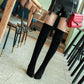 Faux Suede Women Over Knee Boots Lace Up Sexy Chick Heels Shoes Woman Female High Boots Botas Ladies High Boot