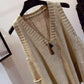Spring and Autumn Loose Plus Size Sweater Pullover V-neck Sleeveless Vest Fashion Knitted Female Vest