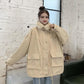 Winter All-match Cotton Jacket Women Thick Loose Lamb Wool Coat Tooling Cotton Coat