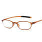 Vintage Elegant Reading Glasses TR90 Ultra-light Resin Anti-fatigue Simple Anti-blue Light Reading Glasses Anti-radiation Comfortable Eyewear