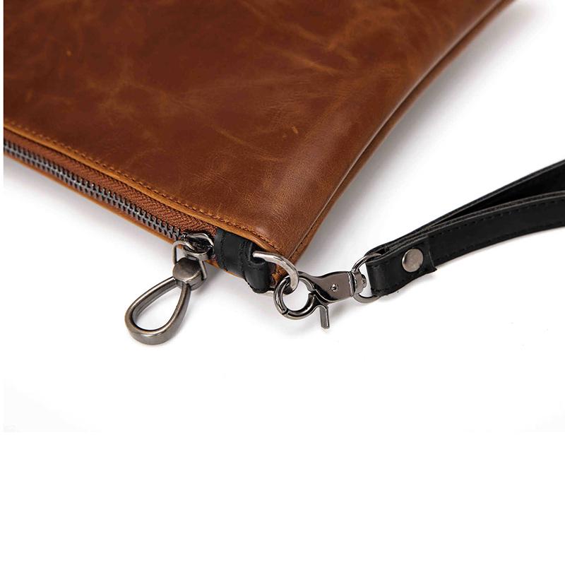 Fashion clutch bag men women rivet leather large capacity anti-theft shoulder bag Crossbody bags