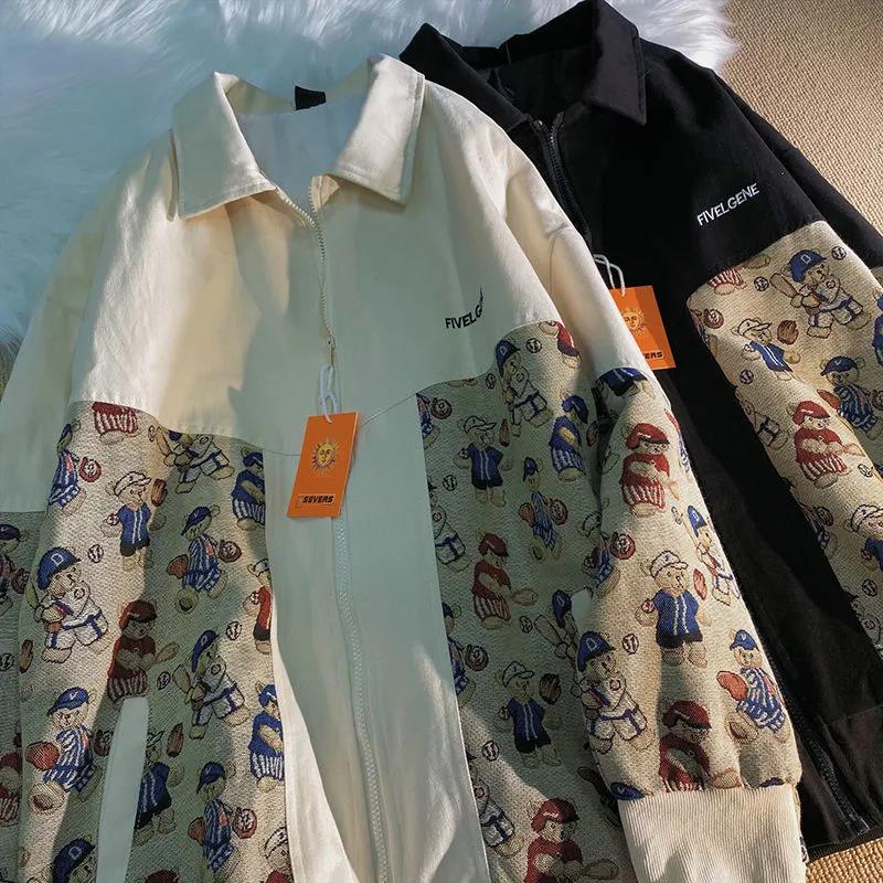 2021 New Spring&Autumn Embroidery Baseball Jacket Women's Coat Men's Couple Bomber Unisex Boyfriend Style Varsity Hiphop Street
