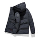 Winter Padded Jacket Men's Plus Velvet Thick Warm Sports Casual Jacket Young and Middle-aged Men's Winter Warm Down Jacket