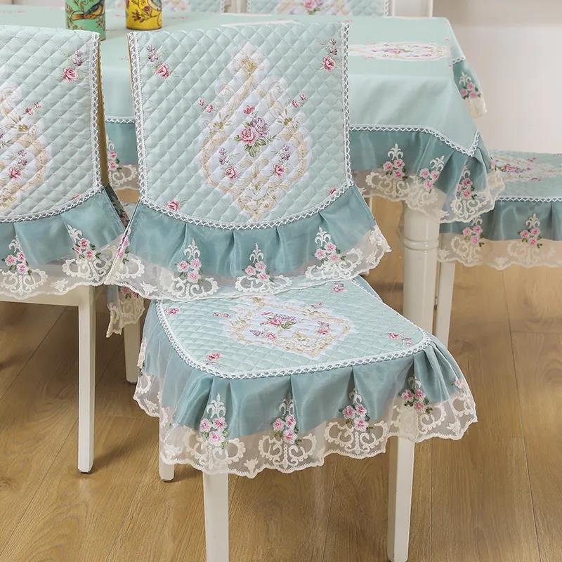 Chair Cover Seat Four Seasons General Non-slip Thickening Household European Style Stool Cushion Stitching Detachable Chair Cover