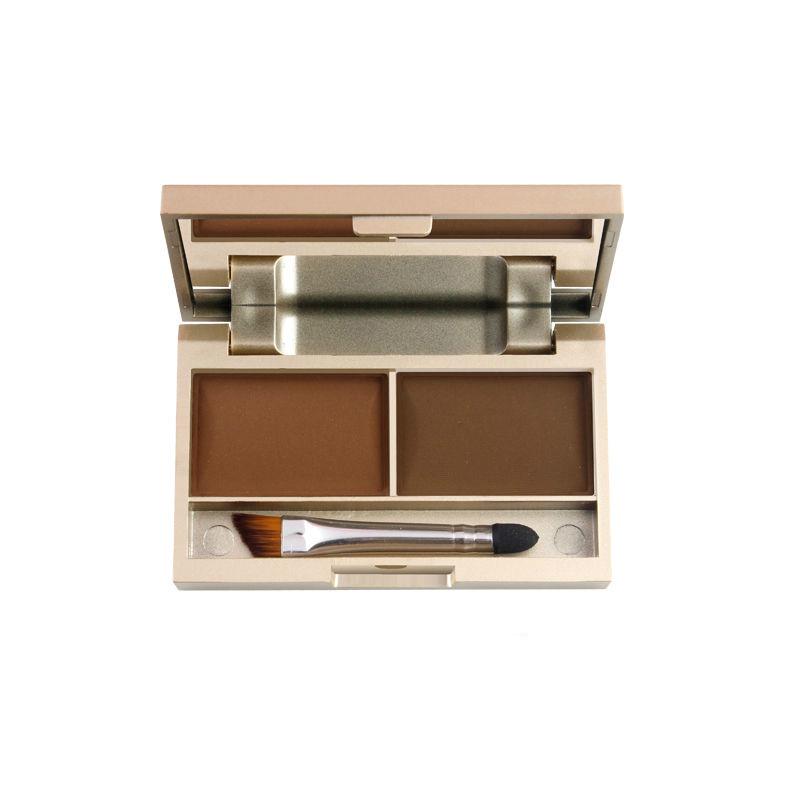 Two-color eyebrow powder waterproof natural three-dimensional non-marking anti-sweat non-marking